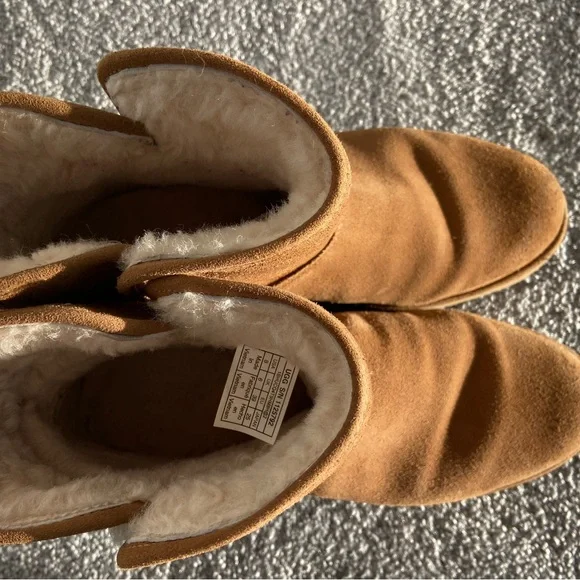 UGG Tan Suede Ankle Boots - Picture 4 of 15